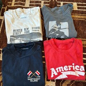 4 brandy melville short sleeve shirts one size